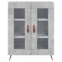 Aparador de madera de ingeniería gris hormigón 69,5x34x90 cm de vidaXL, Aparadores - Ref: Foro24-827760, Precio: 81,52 €, Des...