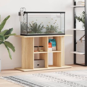Soporte para acuario de roble Sonoma 100x40x60 cm de madera de ingeniería en Soportes para acuarios | Comprar online en Foru.es