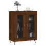 Aparador de madera de ingeniería marrón roble 69,5x34x90 cm de vidaXL, Aparadores - Ref: Foro24-827763, Precio: 85,28 €, Desc...