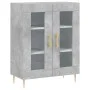 Aparador de madera de ingeniería gris hormigón 69,5x34x90 cm de vidaXL, Aparadores - Ref: Foro24-827776, Precio: 87,47 €, Des...