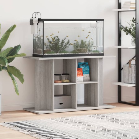 Soporte para acuario madera ingeniería gris Sonoma 100x40x60 cm en Soportes para acuarios | Comprar online en Foru.es