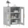 Aparador de madera de ingeniería gris hormigón 69,5x34x90 cm de vidaXL, Aparadores - Ref: Foro24-827776, Precio: 87,47 €, Des...