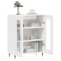 Aparador de madera contrachapada blanco brillante 69,5x34x90 cm de vidaXL, Aparadores - Ref: Foro24-827766, Precio: 88,74 €, ...