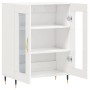 Aparador de madera contrachapada blanco brillante 69,5x34x90 cm de vidaXL, Aparadores - Ref: Foro24-827766, Precio: 88,74 €, ...