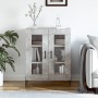 Aparador de madera de ingeniería gris hormigón 69,5x34x90 cm de vidaXL, Aparadores - Ref: Foro24-827800, Precio: 89,48 €, Des...