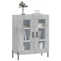Aparador de madera de ingeniería gris hormigón 69,5x34x90 cm de vidaXL, Aparadores - Ref: Foro24-827800, Precio: 89,48 €, Des...