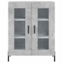 Aparador de madera de ingeniería gris hormigón 69,5x34x90 cm de vidaXL, Aparadores - Ref: Foro24-827800, Precio: 89,48 €, Des...