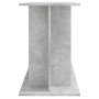 Soporte para acuario de hormigón gris 120x40x60 cm de madera sintética en Soportes para acuarios | Comprar online en Foru.es