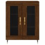 Aparador de madera de ingeniería marrón roble 69,5x34x90 cm de vidaXL, Aparadores - Ref: Foro24-827771, Precio: 83,31 €, Desc...