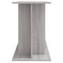 Soporte para acuario madera ingeniería gris Sonoma 120x40x60 cm en Soportes para acuarios | Comprar online en Foru.es