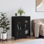 Aparador de madera de ingeniería negro 69,5x34x90 cm de vidaXL, Aparadores - Ref: Foro24-827789, Precio: 86,60 €, Descuento: %
