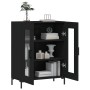 Aparador de madera de ingeniería negro 69,5x34x90 cm de vidaXL, Aparadores - Ref: Foro24-827789, Precio: 90,05 €, Descuento: %