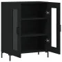 Aparador de madera de ingeniería negro 69,5x34x90 cm de vidaXL, Aparadores - Ref: Foro24-827789, Precio: 86,60 €, Descuento: %