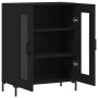 Aparador de madera de ingeniería negro 69,5x34x90 cm de vidaXL, Aparadores - Ref: Foro24-827789, Precio: 90,05 €, Descuento: %