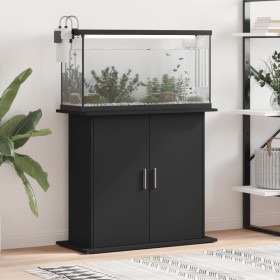 Soporte para acuario madera de ingeniería negro 81x36x73 cm en Soportes para acuarios | Comprar online en Foru.es