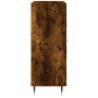 Aparador de madera de ingeniería roble ahumado 69,5x34x90 cm de vidaXL, Aparadores - Ref: Foro24-827769, Precio: 81,87 €, Des...