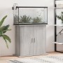 Soporte para acuario madera ingeniería gris Sonoma 81x36x73 cm en Soportes para acuarios | Comprar online en Foru.es