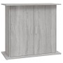 Soporte para acuario madera ingeniería gris Sonoma 81x36x73 cm en Soportes para acuarios | Comprar online en Foru.es