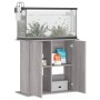 Soporte para acuario madera ingeniería gris Sonoma 81x36x73 cm en Soportes para acuarios | Comprar online en Foru.es