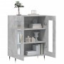 Aparador de madera de ingeniería gris hormigón 69,5x34x90 cm de vidaXL, Aparadores - Ref: Foro24-827768, Precio: 59,64 €, Des...