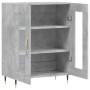 Aparador de madera de ingeniería gris hormigón 69,5x34x90 cm de vidaXL, Aparadores - Ref: Foro24-827768, Precio: 59,64 €, Des...