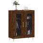 Aparador de madera de ingeniería marrón roble 69,5x34x90 cm de vidaXL, Aparadores - Ref: Foro24-827779, Precio: 88,12 €, Desc...