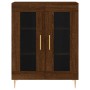 Aparador de madera de ingeniería marrón roble 69,5x34x90 cm de vidaXL, Aparadores - Ref: Foro24-827779, Precio: 88,12 €, Desc...