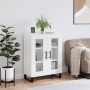 Aparador de madera contrachapada blanco brillante 69,5x34x90 cm de vidaXL, Aparadores - Ref: Foro24-827814, Precio: 96,73 €, ...