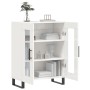 Aparador de madera contrachapada blanco brillante 69,5x34x90 cm de vidaXL, Aparadores - Ref: Foro24-827814, Precio: 96,73 €, ...