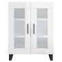 Aparador de madera contrachapada blanco brillante 69,5x34x90 cm de vidaXL, Aparadores - Ref: Foro24-827814, Precio: 96,73 €, ...