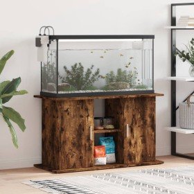 Soporte de acuario madera ingeniería roble ahumado 101x41x58 cm en Soportes para acuarios | Comprar online en Foru.es