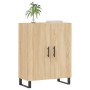 Aparador de madera de ingeniería roble Sonoma 69,5x34x90 cm de vidaXL, Aparadores - Ref: Foro24-827751, Precio: 98,65 €, Desc...