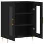 Aparador de madera de ingeniería negro 69,5x34x90 cm de vidaXL, Aparadores - Ref: Foro24-827773, Precio: 99,09 €, Descuento: %