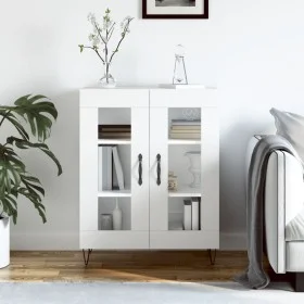 White engineered wood sideboard 69.5x34x90 cm by vidaXL, Sideboards - Ref: Foro24-827780, Price: 81,47 €, Discount: %