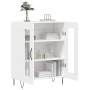 Aparador de madera de ingeniería blanco 69,5x34x90 cm de vidaXL, Aparadores - Ref: Foro24-827780, Precio: 85,60 €, Descuento: %