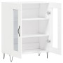 Aparador de madera de ingeniería blanco 69,5x34x90 cm de vidaXL, Aparadores - Ref: Foro24-827780, Precio: 85,60 €, Descuento: %