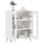 Aparador de madera contrachapada blanco brillante 69,5x34x90 cm de vidaXL, Aparadores - Ref: Foro24-827758, Precio: 89,29 €, ...