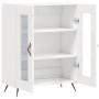 Aparador de madera contrachapada blanco brillante 69,5x34x90 cm de vidaXL, Aparadores - Ref: Foro24-827758, Precio: 89,29 €, ...