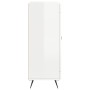 Aparador de madera contrachapada blanco brillante 69,5x34x90 cm de vidaXL, Aparadores - Ref: Foro24-827758, Precio: 89,29 €, ...