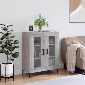 Aparador de madera de ingeniería gris Sonoma 69,5x34x90 cm de vidaXL, Aparadores - Ref: Foro24-827794, Precio: 87,59 €, Descu...