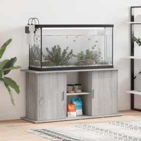 Soporte para acuario madera ingeniería gris Sonoma 121x41x58 cm en Soportes para acuarios | Comprar online en Foru.es