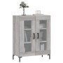 Aparador de madera de ingeniería gris Sonoma 69,5x34x90 cm de vidaXL, Aparadores - Ref: Foro24-827794, Precio: 87,59 €, Descu...
