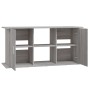 Soporte para acuario madera ingeniería gris Sonoma 121x41x58 cm en Soportes para acuarios | Comprar online en Foru.es