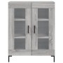 Aparador de madera de ingeniería gris Sonoma 69,5x34x90 cm de vidaXL, Aparadores - Ref: Foro24-827794, Precio: 87,59 €, Descu...