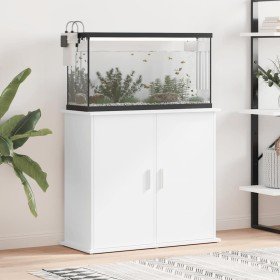 Soporte para acuario madera de ingeniería blanco 81x36x73 cm en Soportes para acuarios | Comprar online en Foru.es