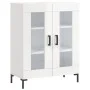 Aparador de madera contrachapada blanco brillante 69,5x34x90 cm de vidaXL, Aparadores - Ref: Foro24-827790, Precio: 92,30 €, ...