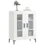 Aparador de madera contrachapada blanco brillante 69,5x34x90 cm de vidaXL, Aparadores - Ref: Foro24-827790, Precio: 92,30 €, ...