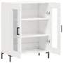 Aparador de madera contrachapada blanco brillante 69,5x34x90 cm de vidaXL, Aparadores - Ref: Foro24-827790, Precio: 92,30 €, ...