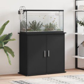 Soporte para acuario madera de ingeniería negro 81x36x73 cm en Soportes para acuarios | Comprar online en Foru.es