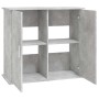 Soporte para acuario de hormigón gris 81x36x73 cm de madera sintética en Soportes para acuarios | Comprar online en Foru.es